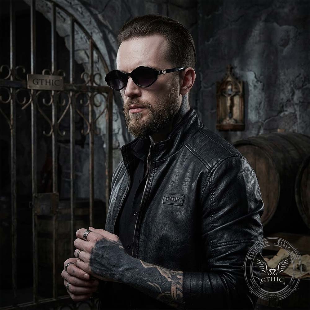 Stylish Versatile Polygonal Gradient PC Sunglasses | Gthic.com