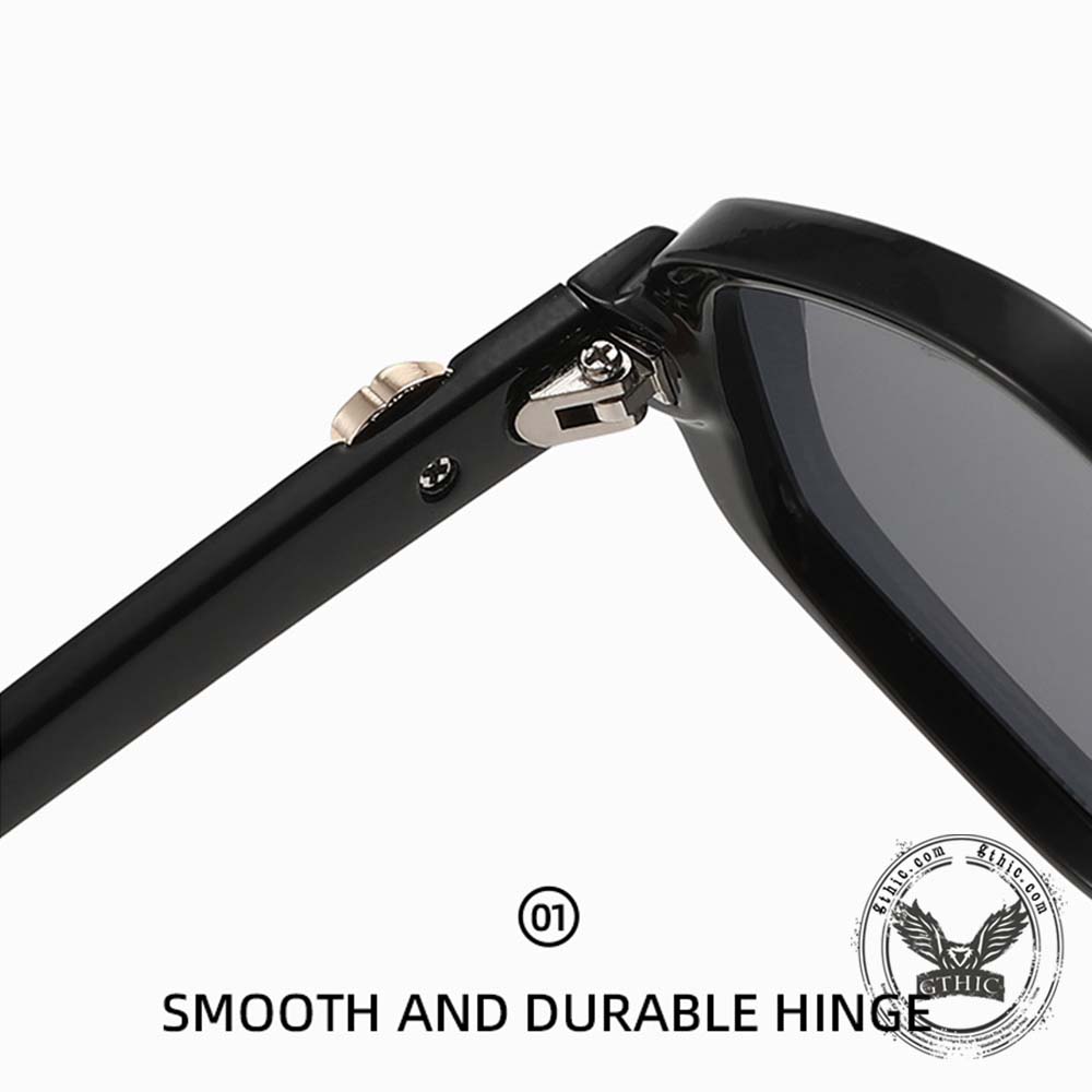 Stylish Versatile Polygonal Gradient PC Sunglasses