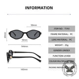 Stylish Versatile Polygonal Gradient PC Sunglasses