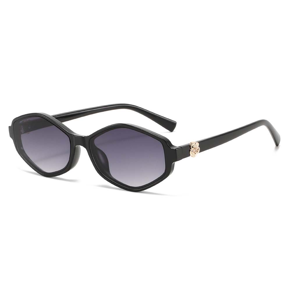 Stylish Versatile Polygonal Gradient PC Sunglasses