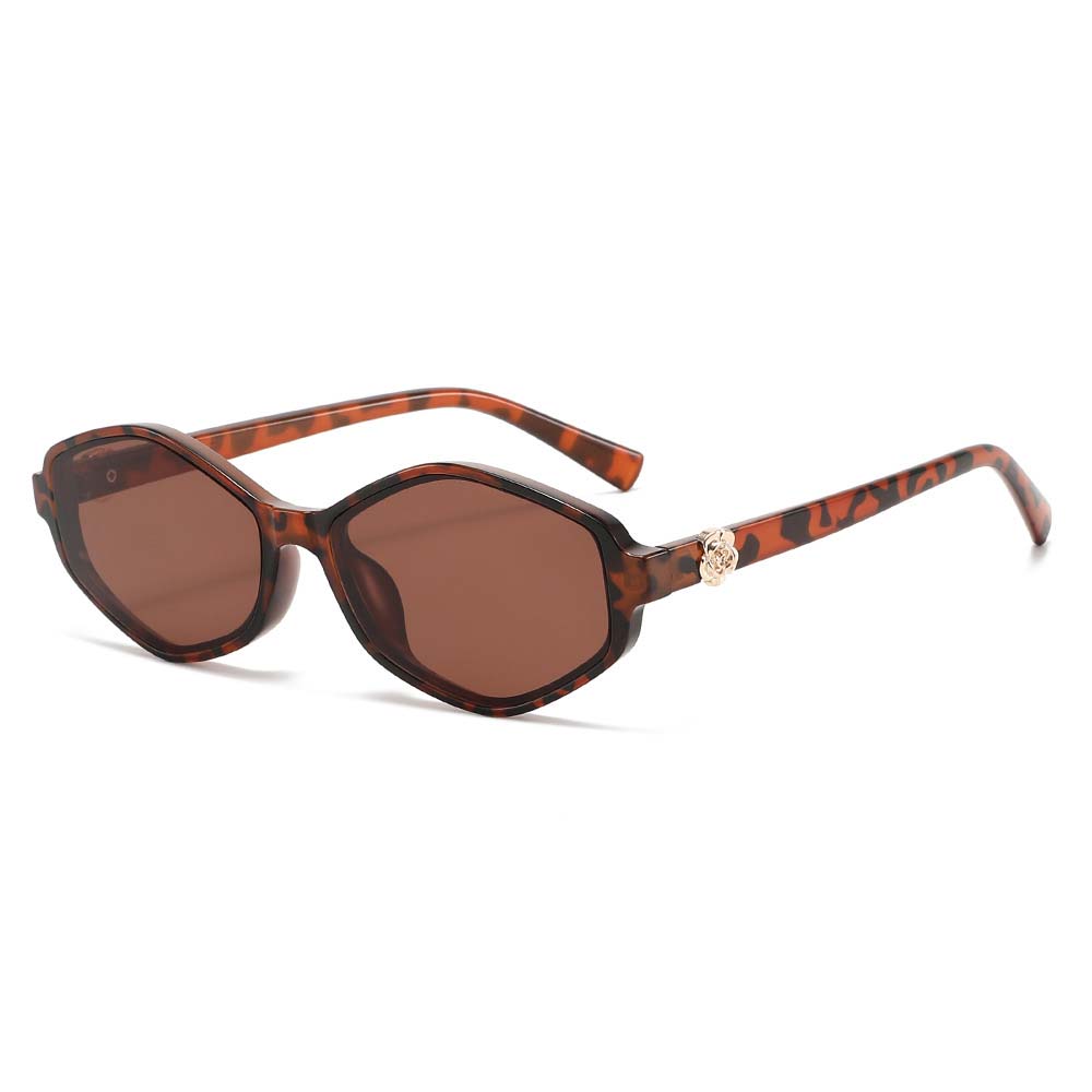 Stylish Versatile Polygonal Gradient PC Sunglasses