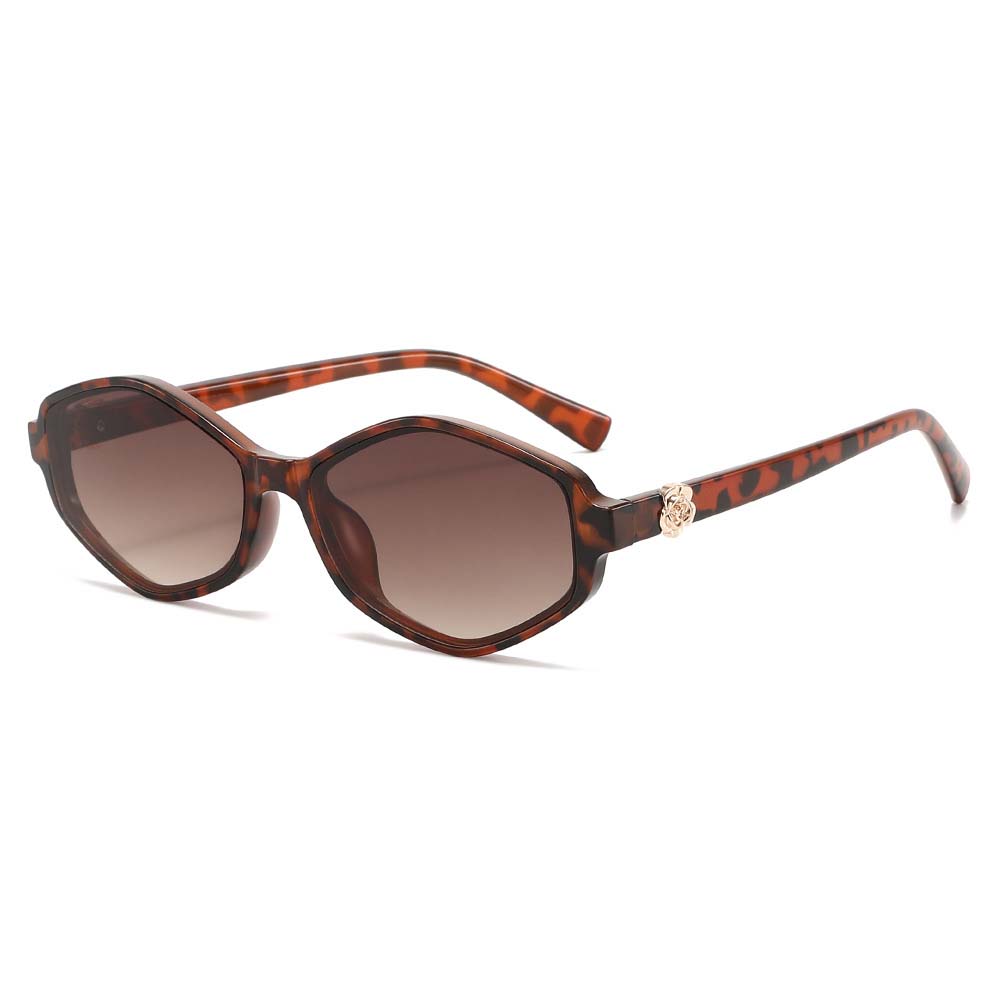 Stylish Versatile Polygonal Gradient PC Sunglasses