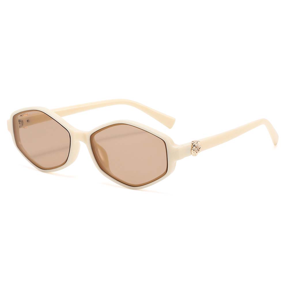 Stylish Versatile Polygonal Gradient PC Sunglasses