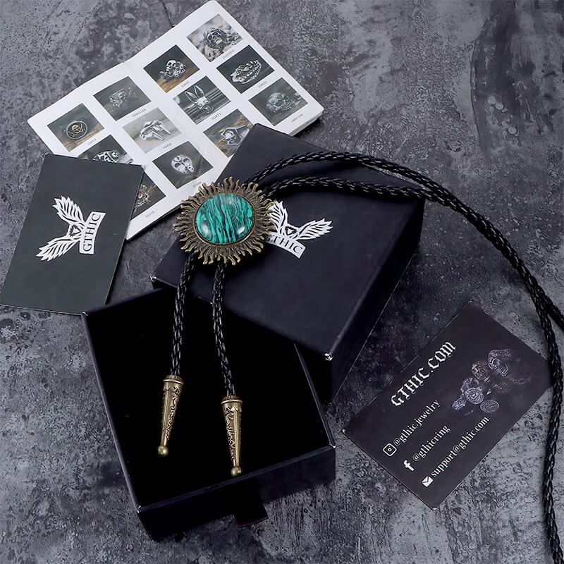 Create Your Own Bolo Tie Kit Black and Silver