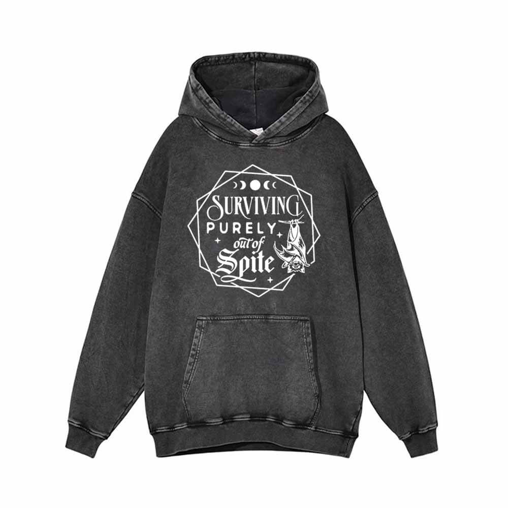 Survival Purely Out Of Spite Bat Pattern Hoodie 01 | Gthic.com