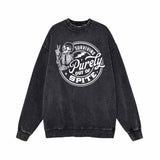 Survival Purely Out Of Spite Skull Pattern Sweatshirt 01 | Gthic.com