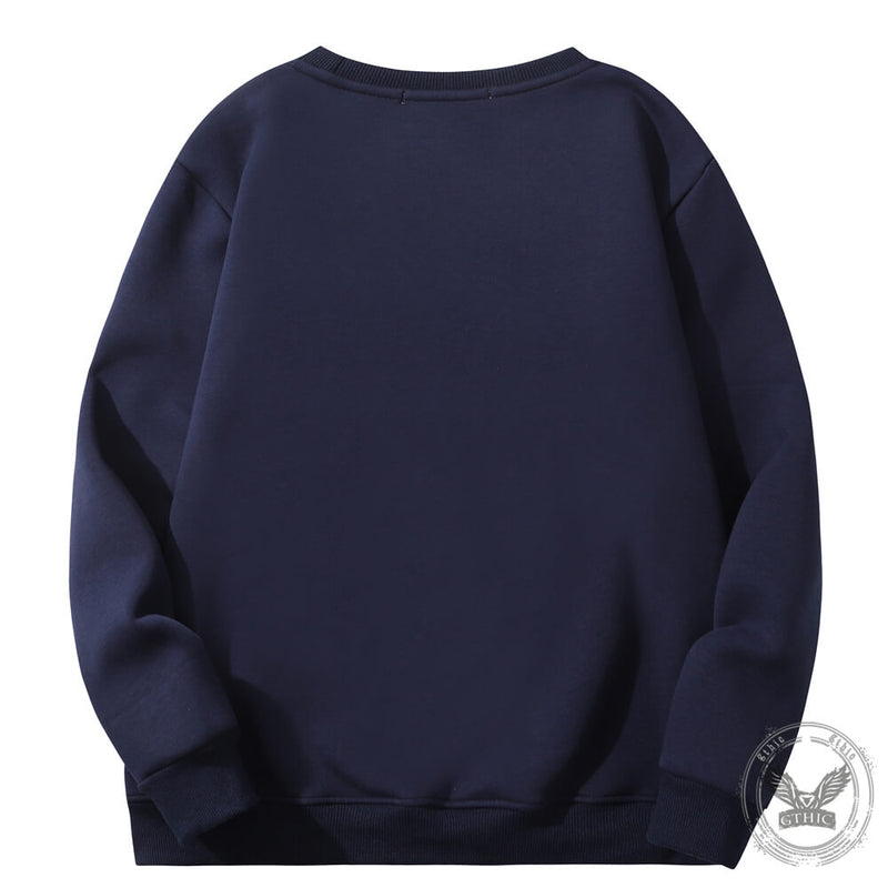 Colorful Inner Peace Begins Crew Collar Sweatshirt