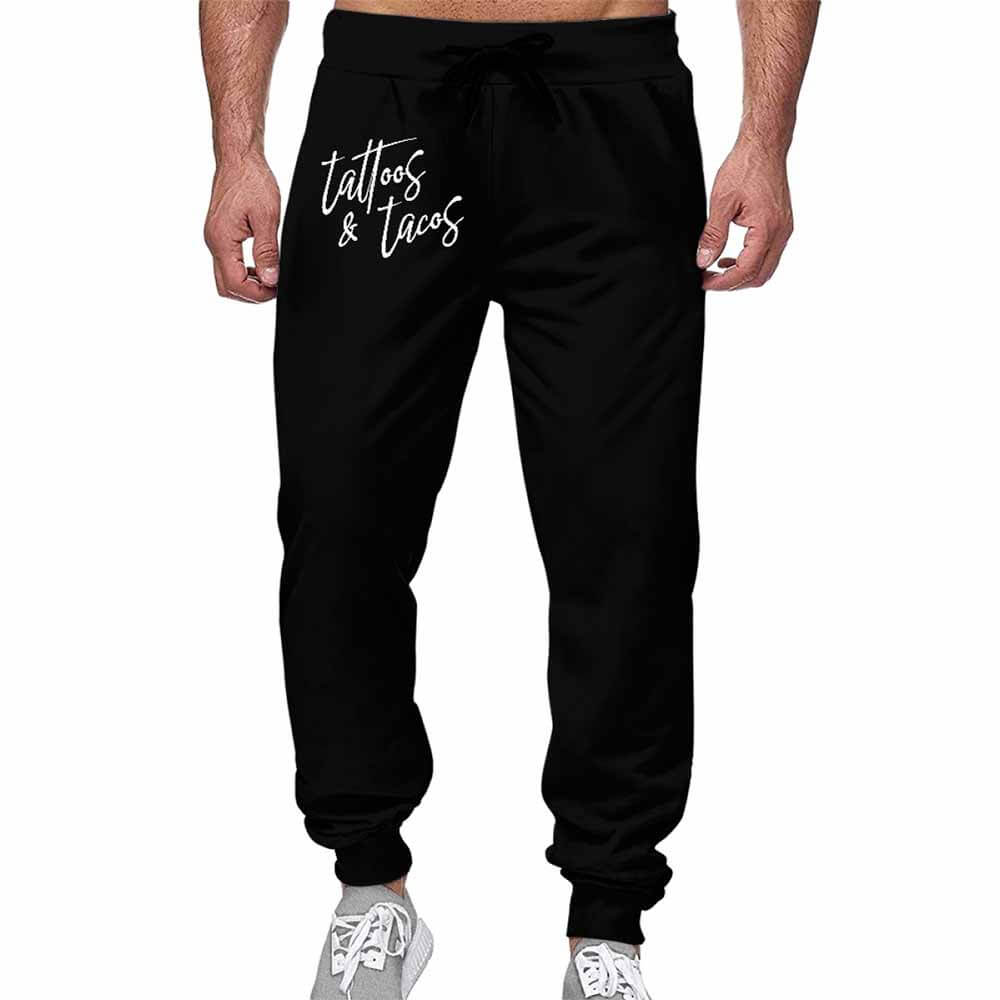 Tattoos And Tacos Casual Elastic Drawstring Pants 01 | Gthic.com