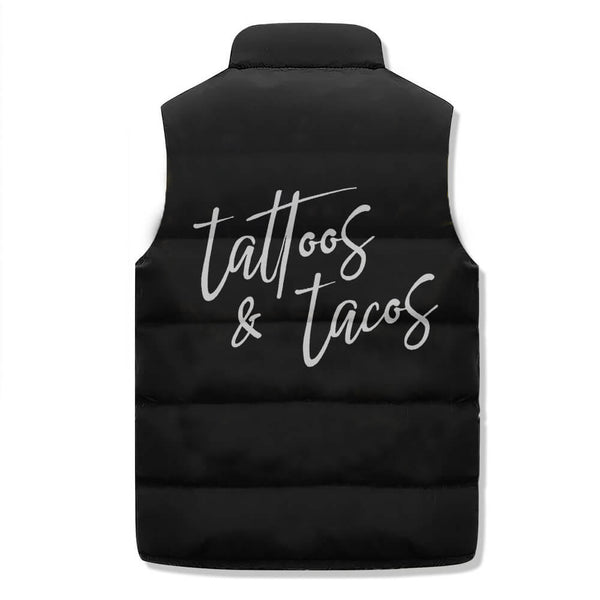 Tattoos And Tacos Casual Zip Warm Vest Top