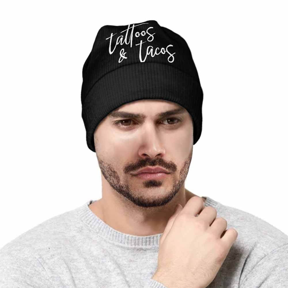 Tattoos And Tacos Warm Knitted Beanies Hat 01 | Gthic.com