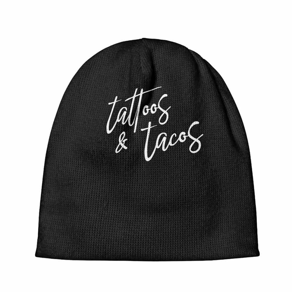 Tattoos And Tacos Warm Knitted Beanies Hat