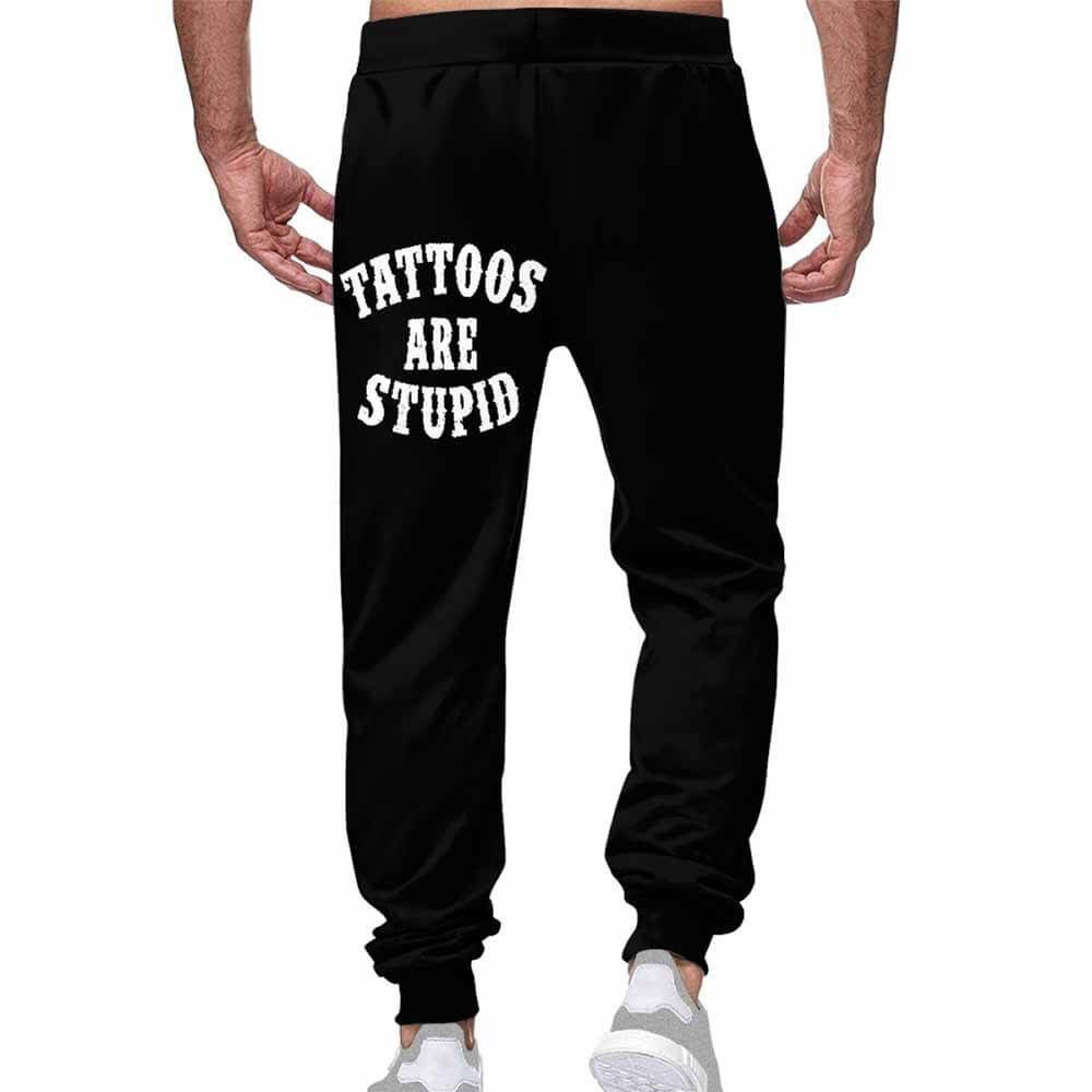 Tattoos Are Stupid Casual Elastic Drawstring Pants