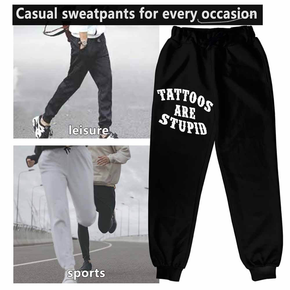 Tattoos Are Stupid Casual Elastic Drawstring Pants