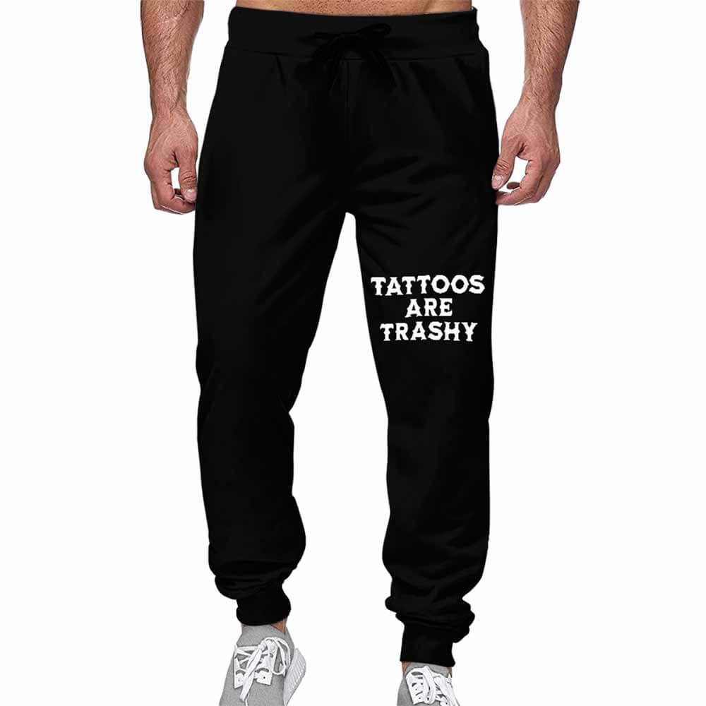 Tattoos Are Trashy Casual Elastic Drawstring Pants 01 | Gthic.com