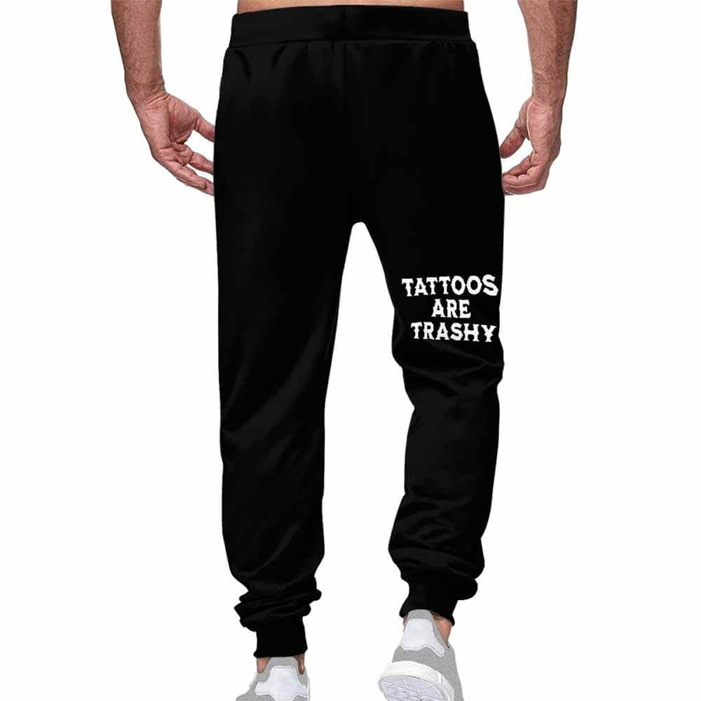 Tattoos Are Trashy Casual Elastic Drawstring Pants