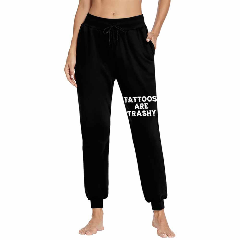 Tattoos Are Trashy Casual Elastic Drawstring Pants 03 | Gthic.com