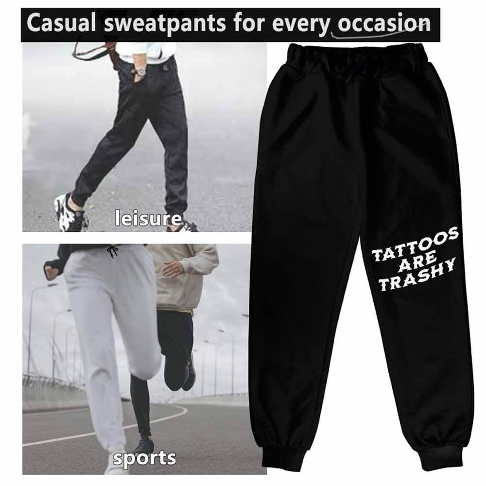 Tattoos Are Trashy Casual Elastic Drawstring Pants