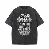 Tattoos Saying With Flower T-shirt Vest Top | Gthic.com