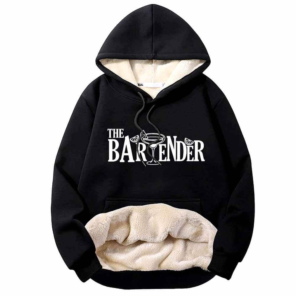 The Bartender Cocktail Funny Fleece Sherpa Hoodie 01 | Gthic.com