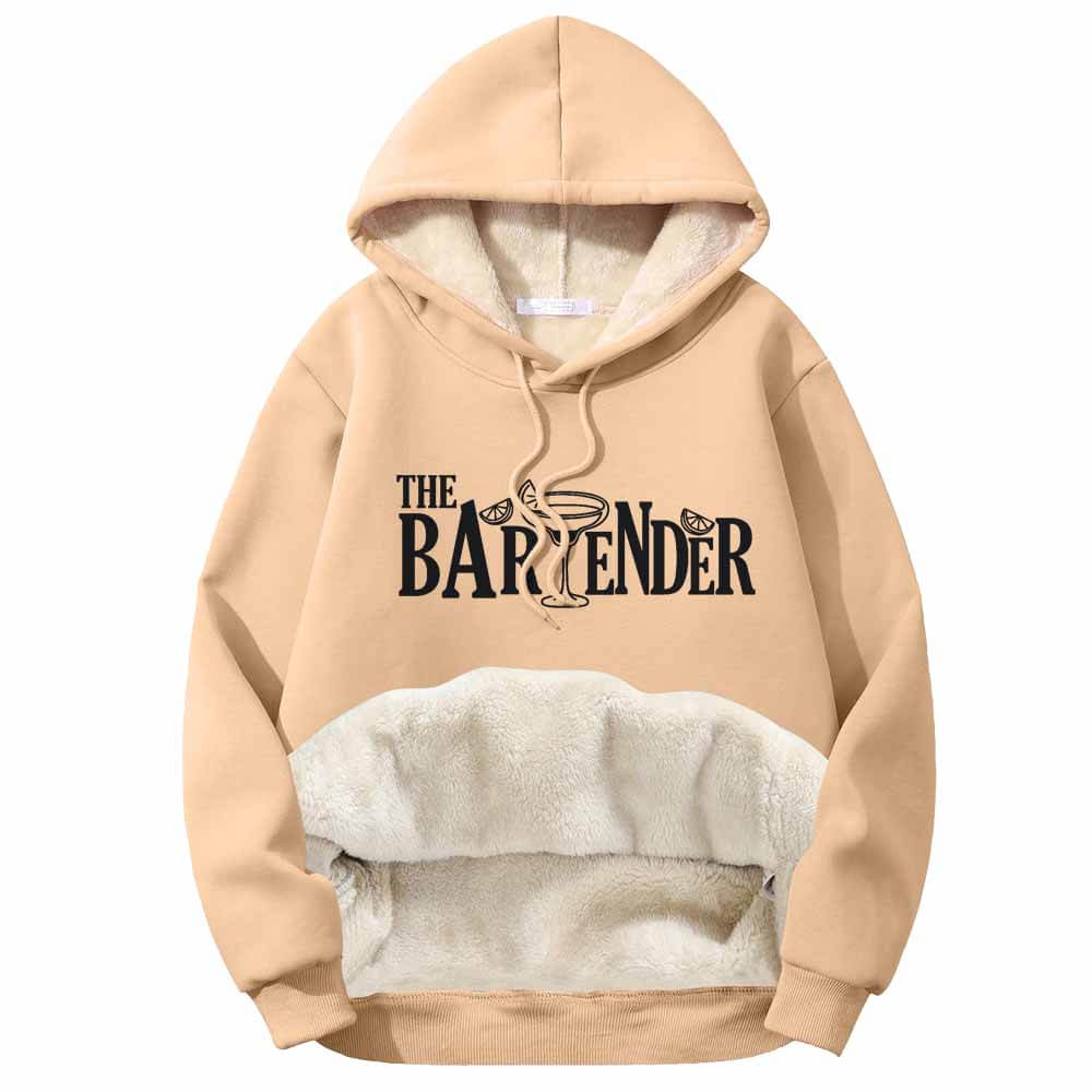 The Bartender Cocktail Funny Fleece Sherpa Hoodie 02 | Gthic.com