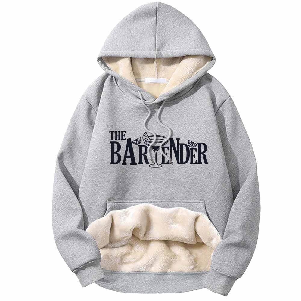 The Bartender Cocktail Funny Fleece Sherpa Hoodie