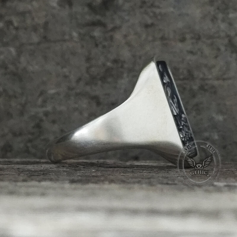 The Fool Tarot Card Sterling Silver Ring | Gthic.com