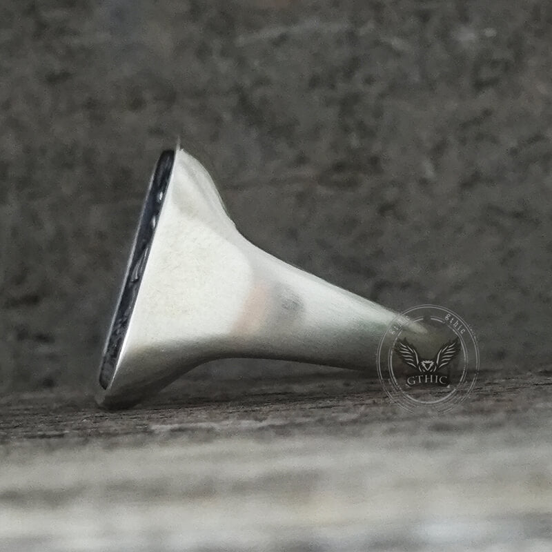 The Fool Tarot Card Sterling Silver Ring