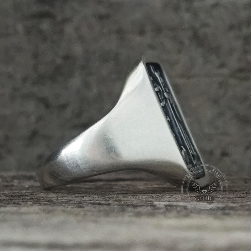 The Hermit Tarot Card Sterling Silver Ring
