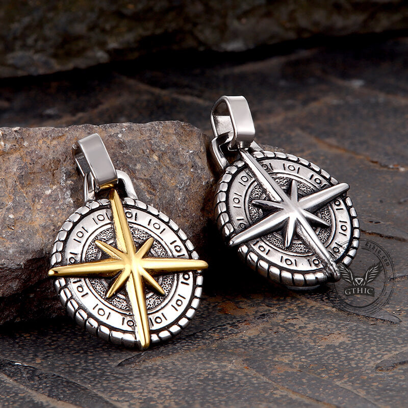 The North Star Stainless Steel Pendant | Gthic.com