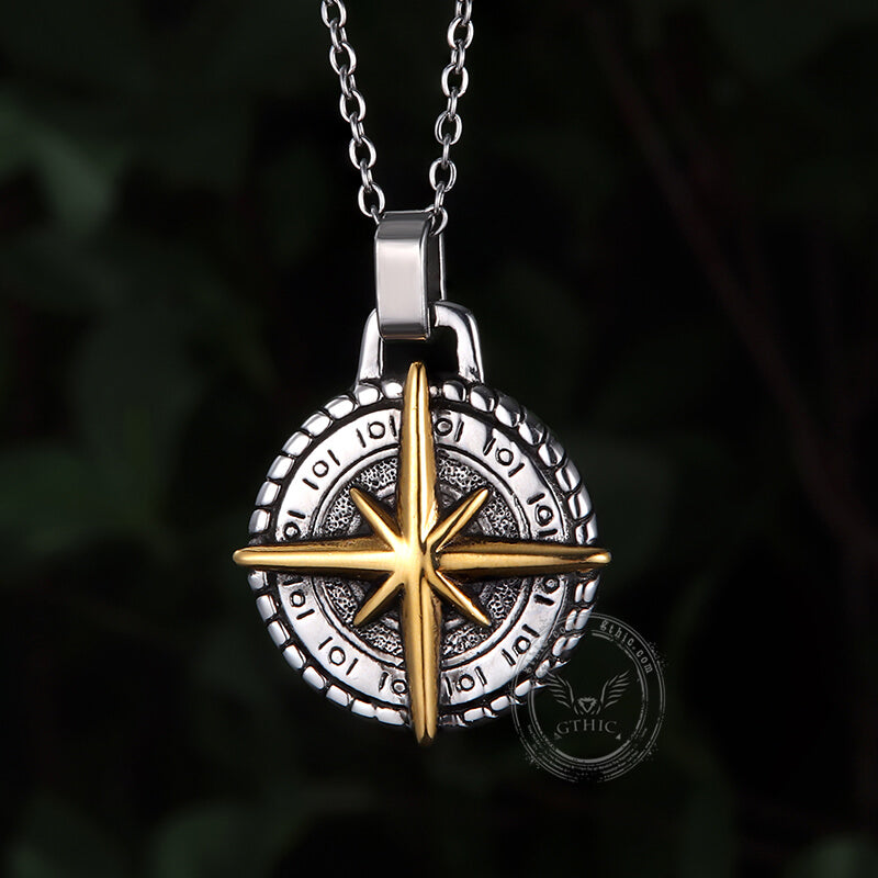 The North Star Stainless Steel Pendant | Gthic.com