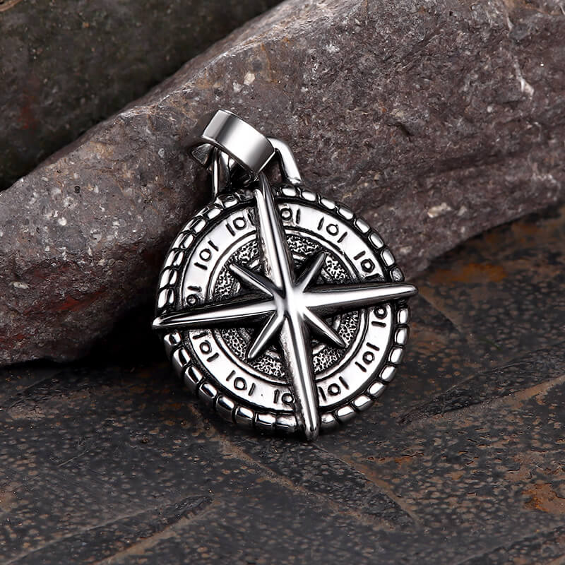 The North Star Stainless Steel Pendant | Gthic.com