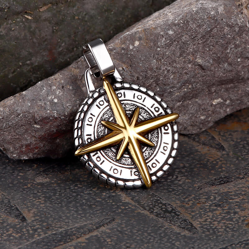 The North Star Stainless Steel Pendant | Gthic.com