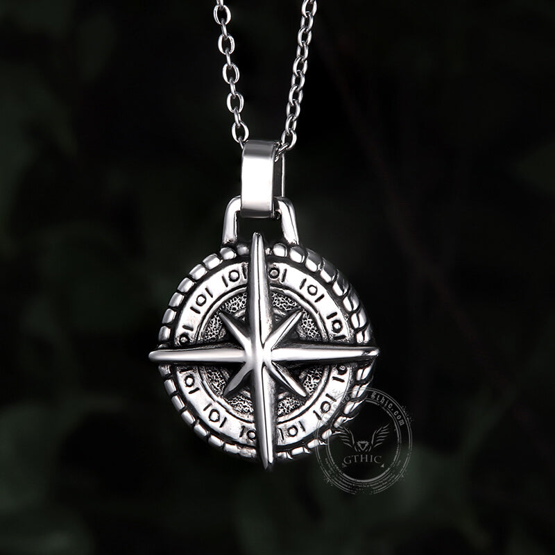 The North Star Stainless Steel Pendant | Gthic.com