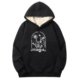 There Was Jesus Flower Crew Collar Hoodie | Gthic.com