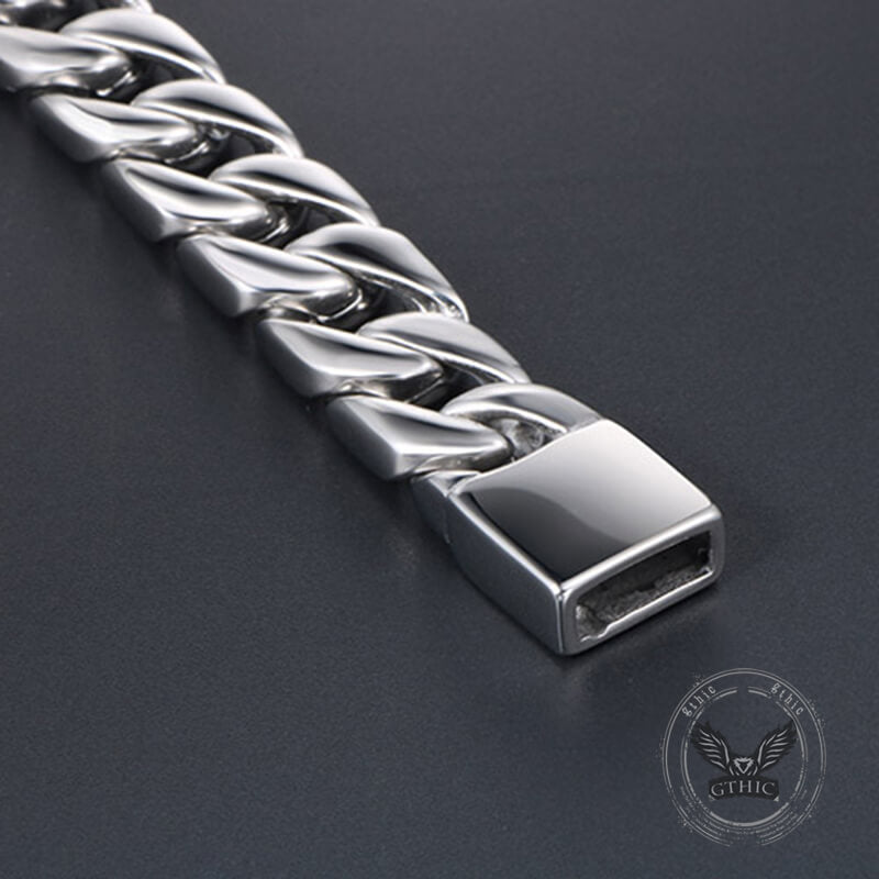 Thick Cuban Link Stainless Steel Bracelet