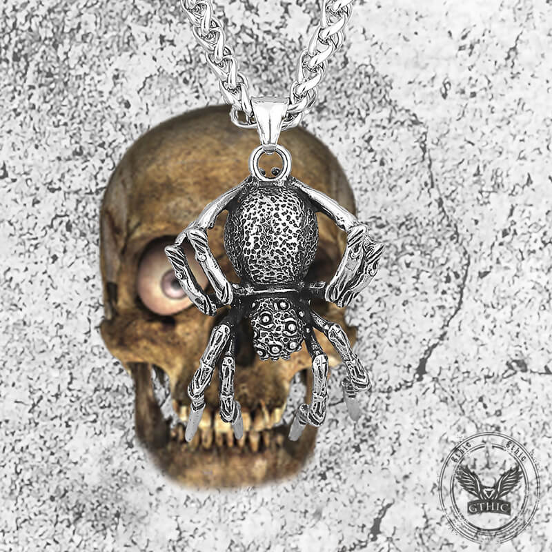 Thousand-Eyed Eight-Leg Spider Stainless Steel Pendant