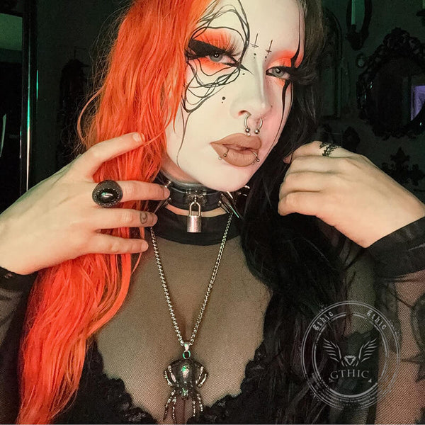 Thousand-Eyed Eight-Leg Spider Stainless Steel Pendant