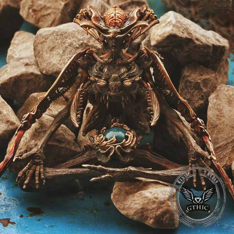 Three Realms God Movable Sterling Silver Pendant 02 | Gthic.com