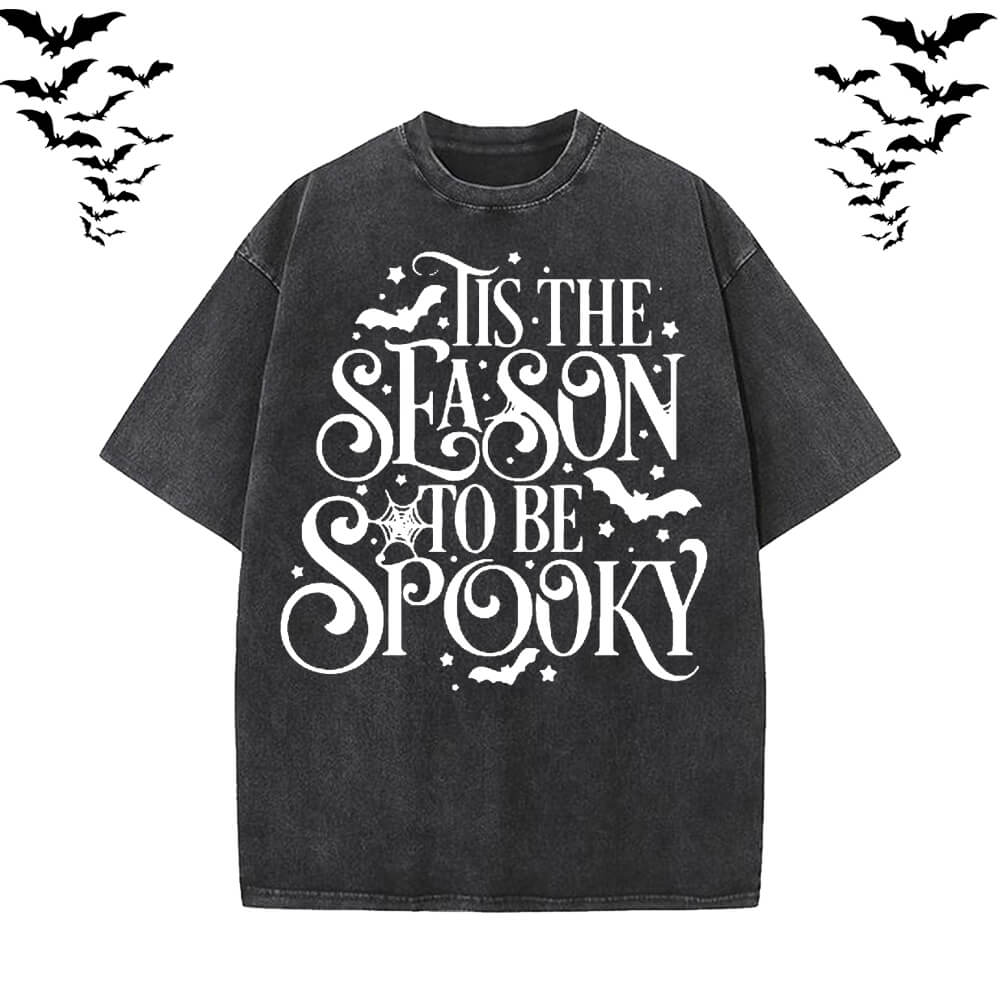 Tie Season To Be Spooky T-shirt Vest Top | Gthic.com