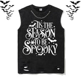 Tie Season To Be Spooky T-shirt Vest Top | Gthic.com