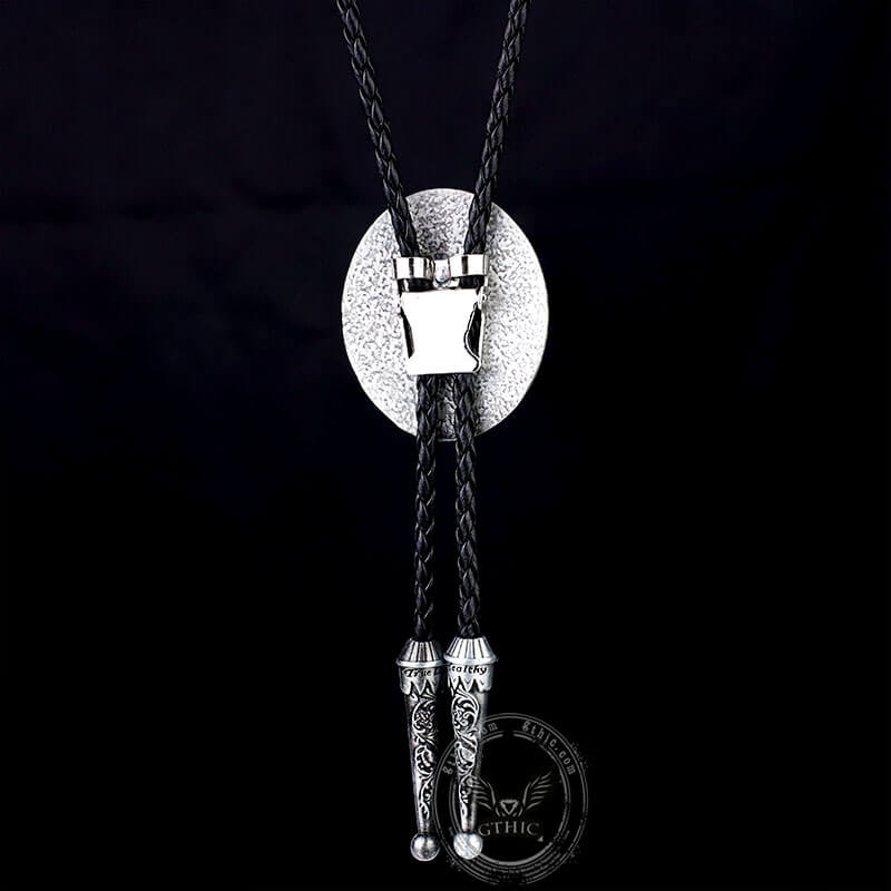 Tiger Eye Stone Western Cowboy Bolo Tie