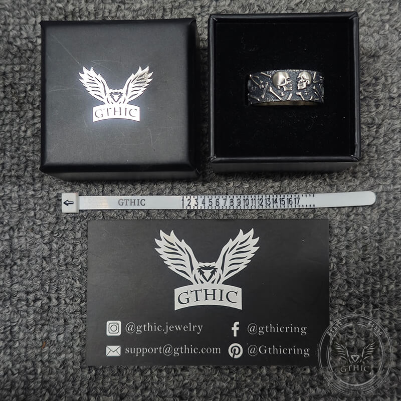 Till Death Do Us Part Sterling Silver Couple Ring