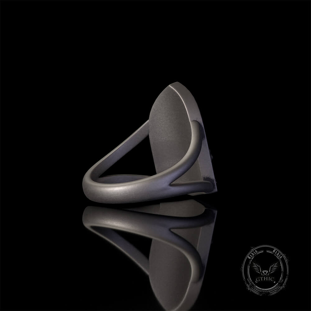 Till Death To Us Part Sterling Silver Heart Gem Couple Ring