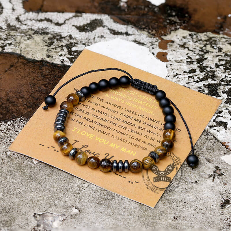 To My Man - I Love You Morse Code Bracelet | Gthic.com