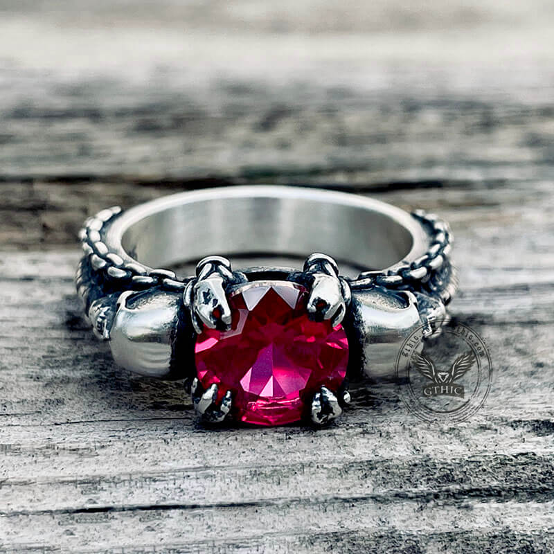 Treasure Keeper Sterling Silver Skull Ring | Gthic.com