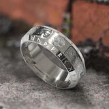 Tree Of Life Knot Stainless Steel Band Ring | Gthic.com