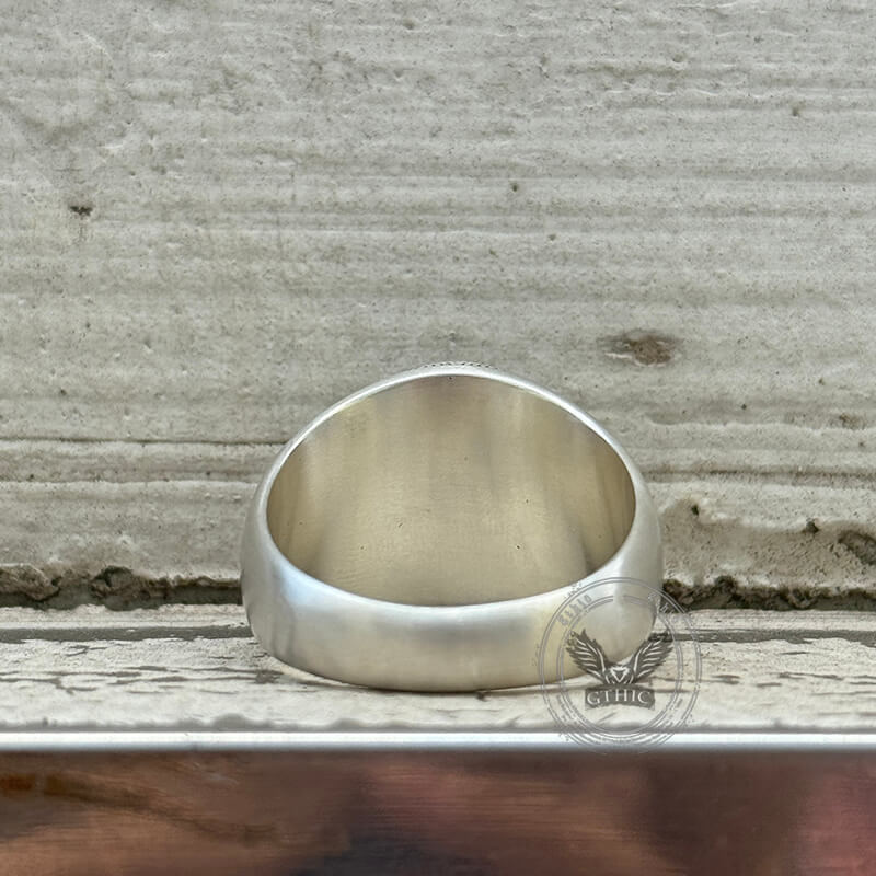 Baum des Lebens Siegel Sterling Silber Wikinger Ring