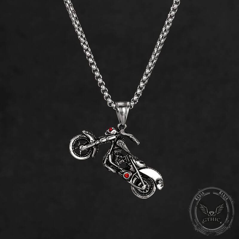 Trendy Hip-Hop Motorcycle Style Stainless Steel Pendant | Gthic.com