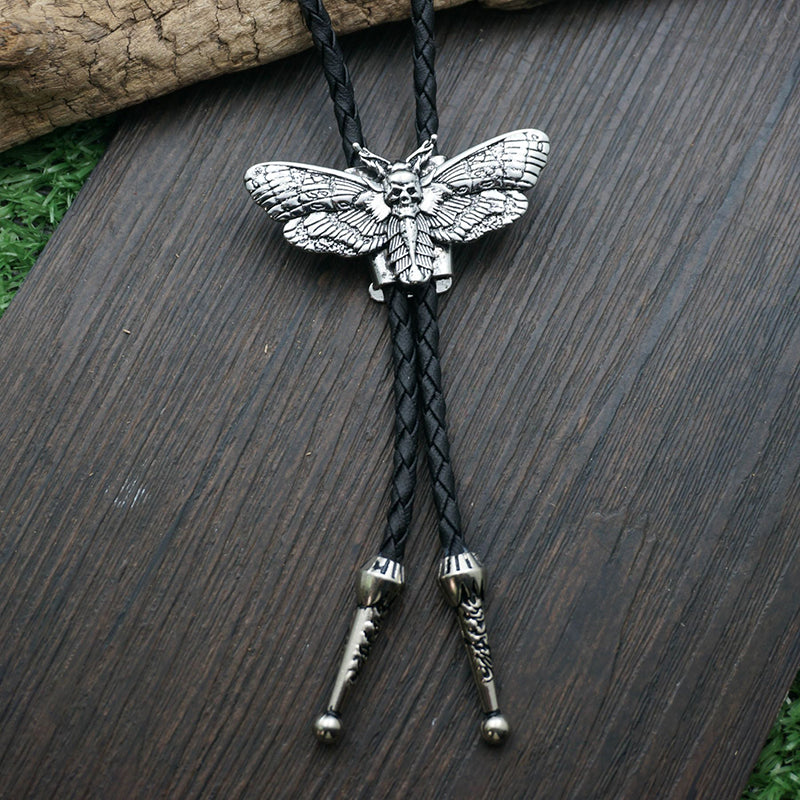 Trendy Moth Gothic Zinc Alloy Bolo Tie | Gthic.com