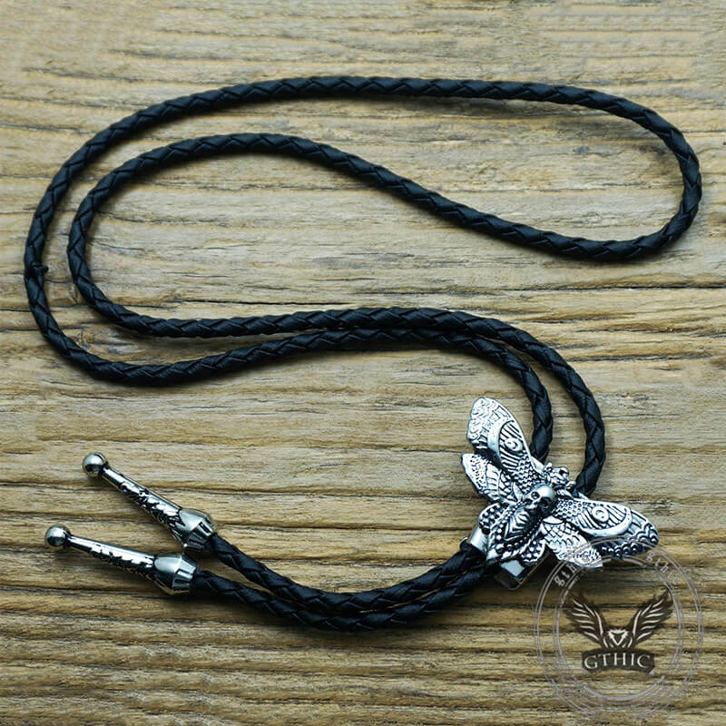 Trendy Moth Gothic Zinc Alloy Bolo Tie | Gthic.com
